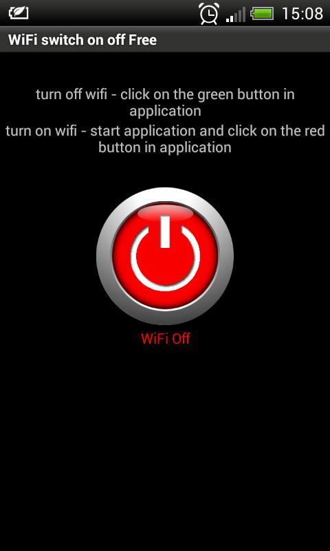 Wifi turn on, wifi turn off