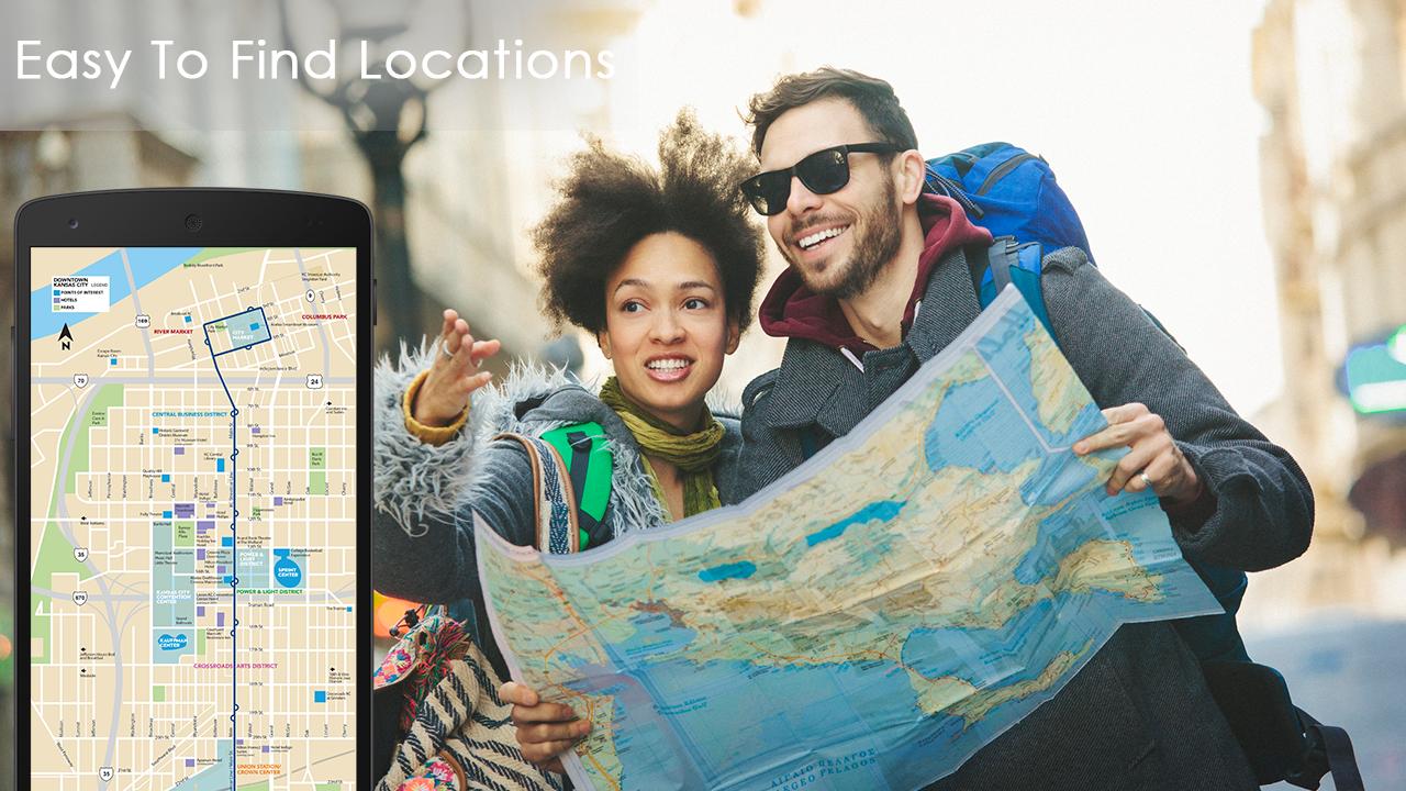 Free Maps Route & Navigation Voice GPS