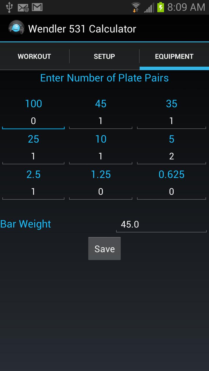 Wendler 531 Calculator Lite
