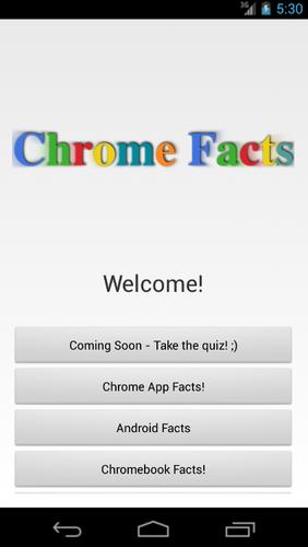 Chrome Facts