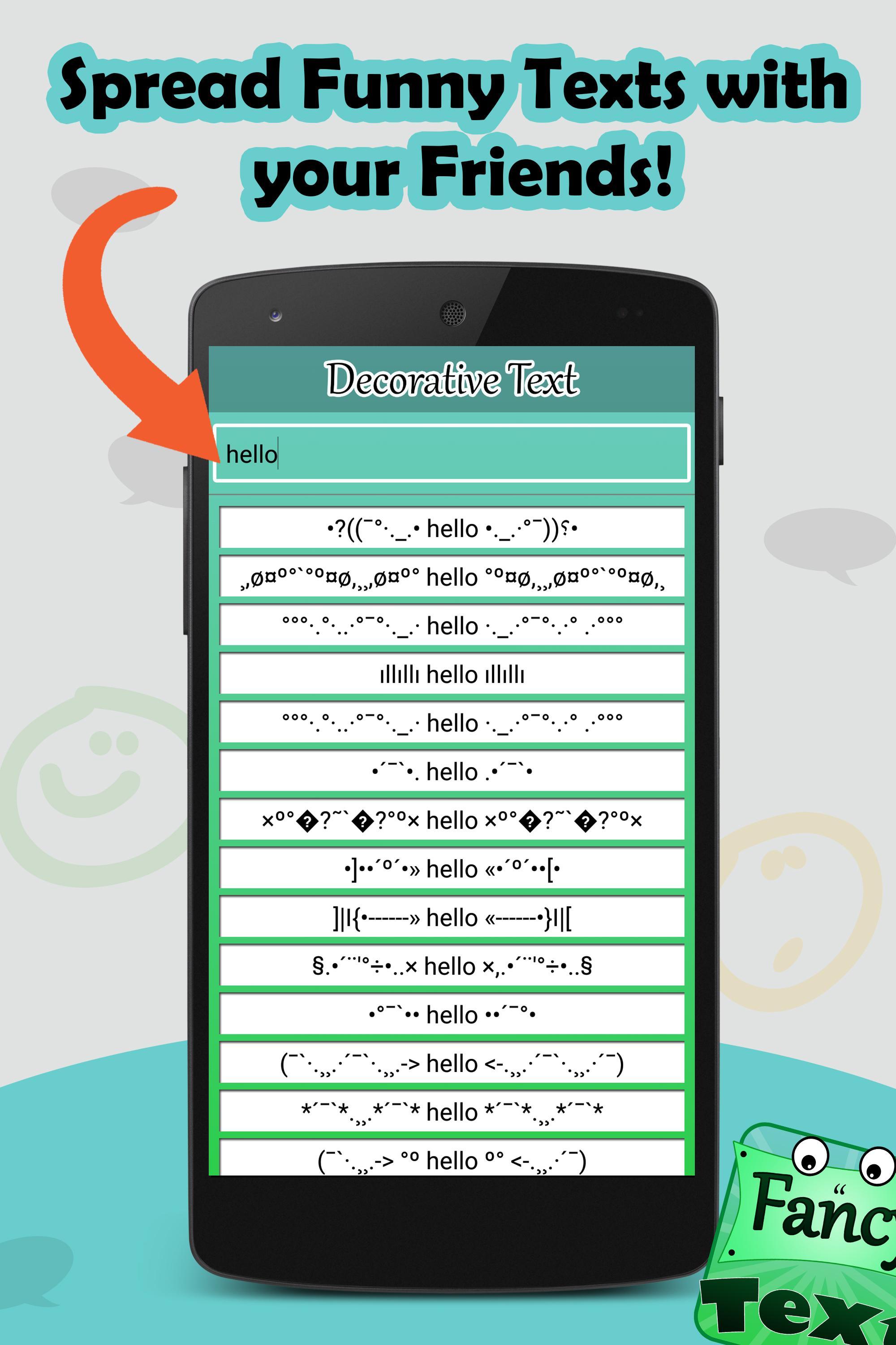 Fancy Messaging Text