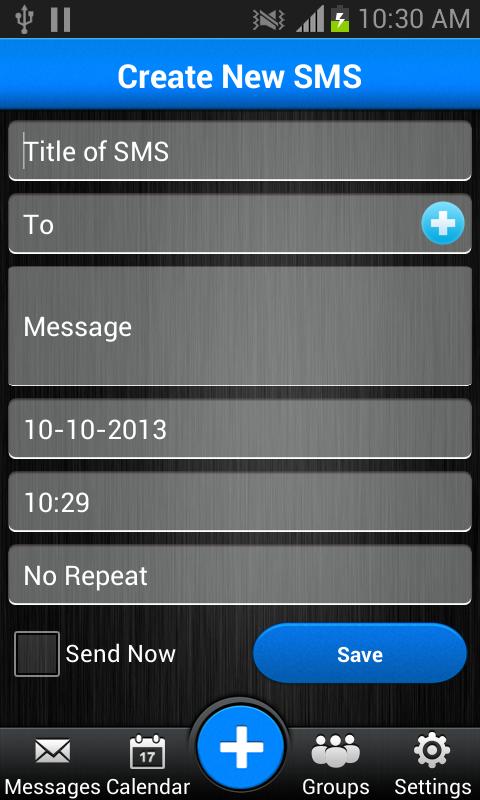 autoMessage - SMS SCHEDULER