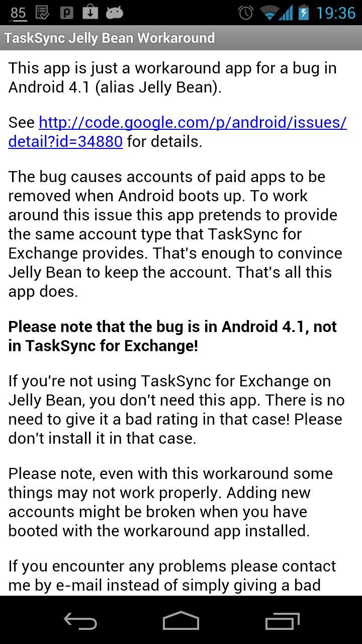TaskSync JB Workaround