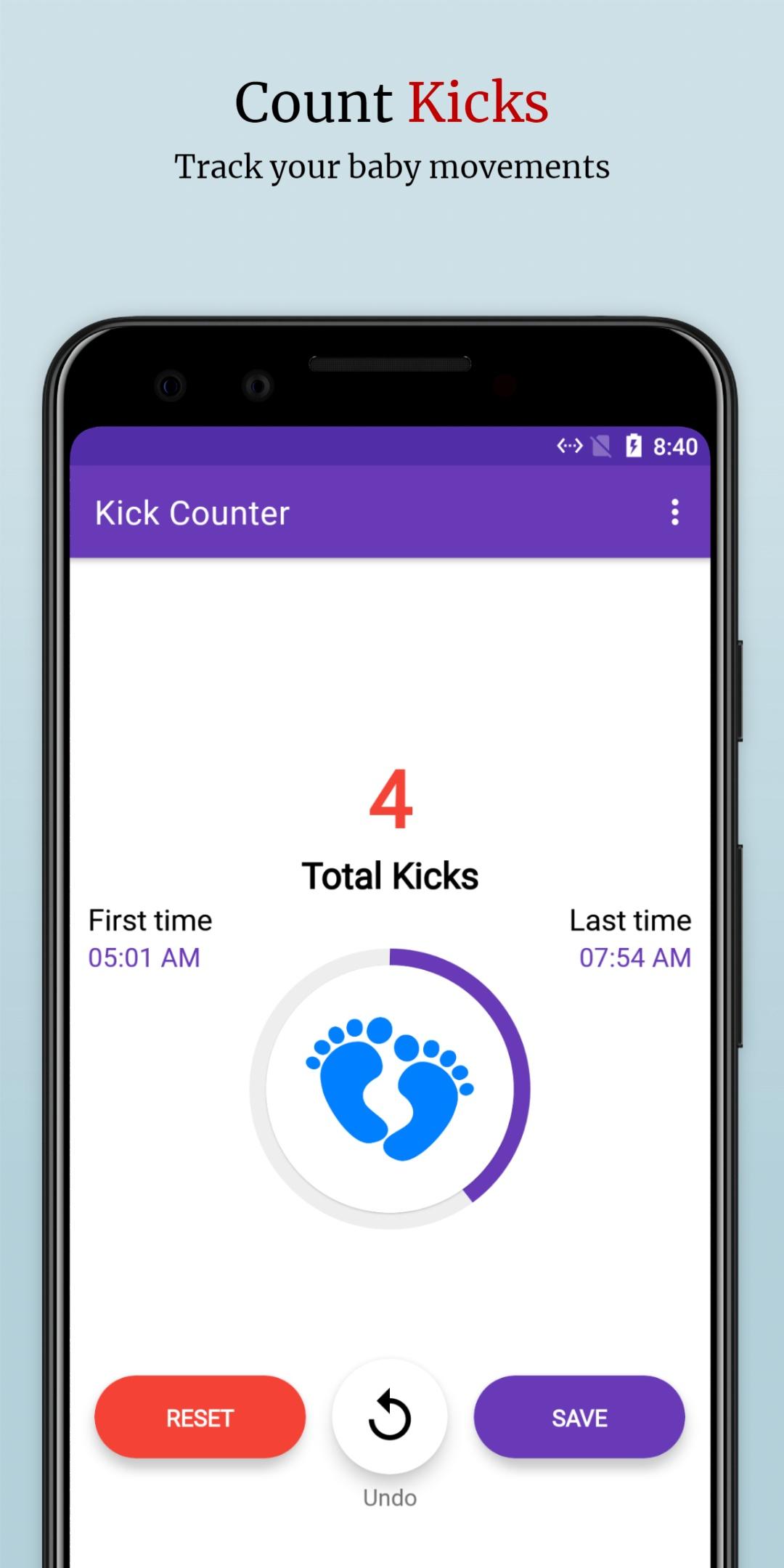 Sofia - Kick Counter