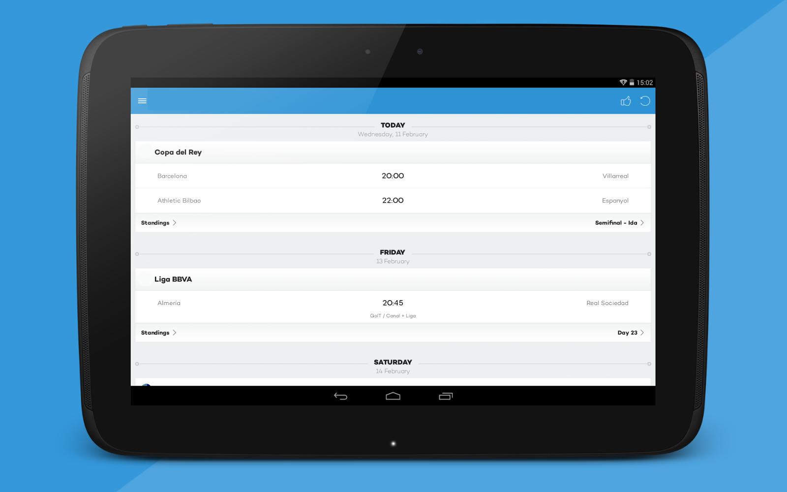 La Liga Live Scores - Footbup