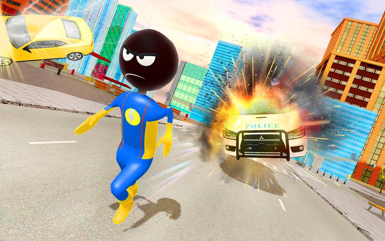 Real Stickman Speed Hero