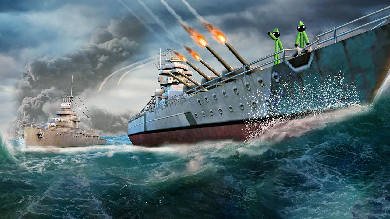 Stickman Naval Warship Strike