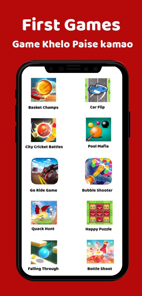 First Game - Play Games Free, Win Money