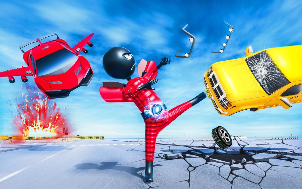Stickman Robot Car Transformation