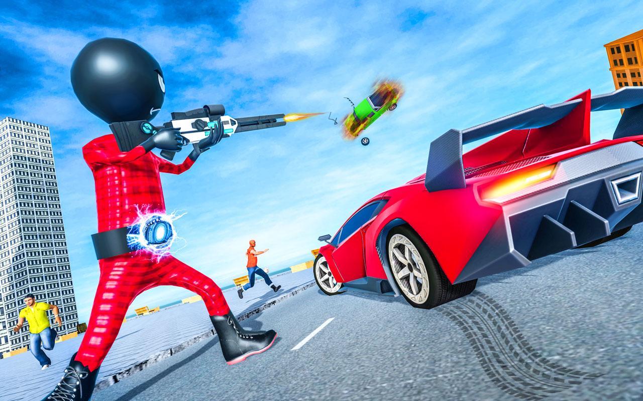 Stickman Robot Car Transformation