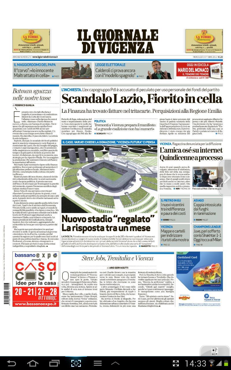 Il Giornale di Vicenza
