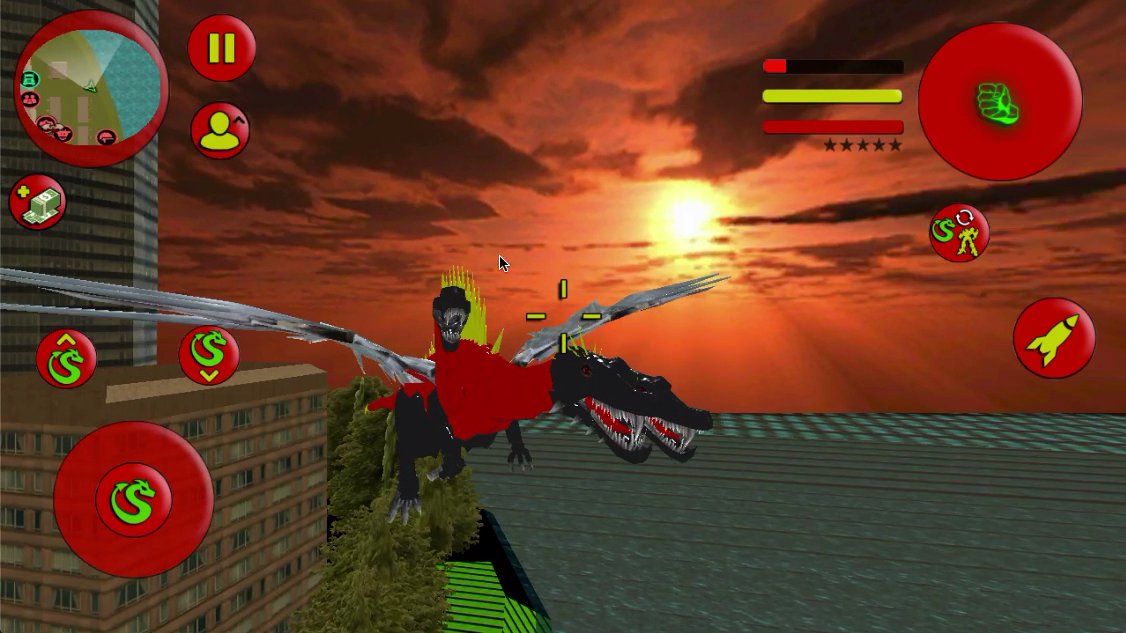 Flying dragon robot transform