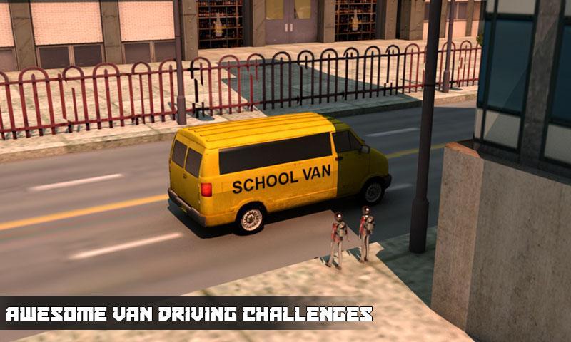 School Van Driver Simulator 3D