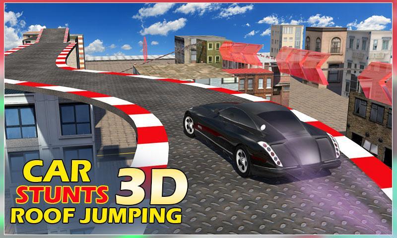 Car Roof Jumping Stunts 3D