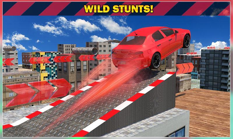 Car Roof Jumping Stunts 3D