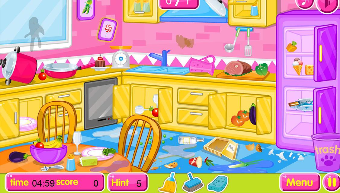 Kitchen restaurant cleanup