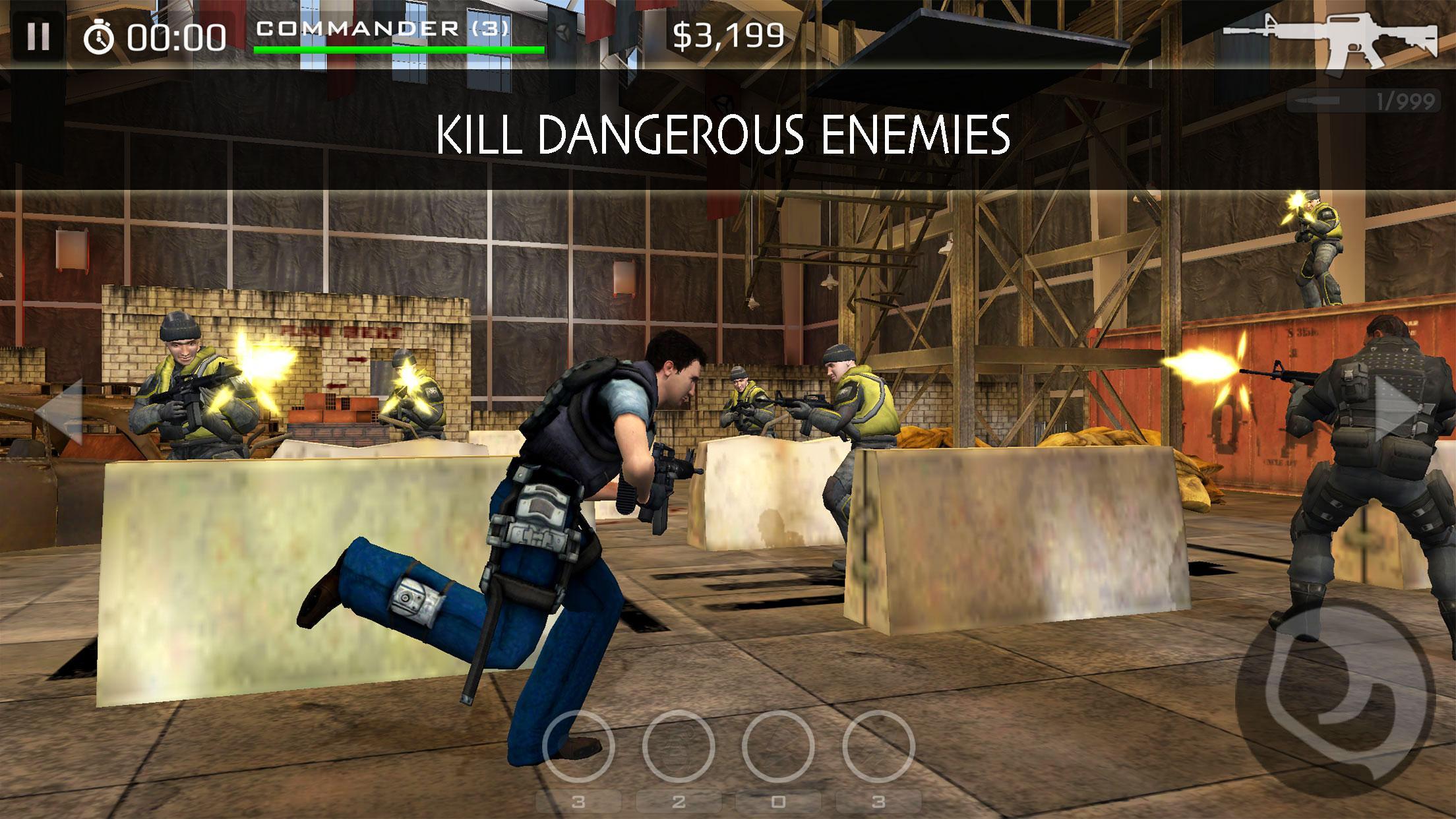 Modern battle in the dead city