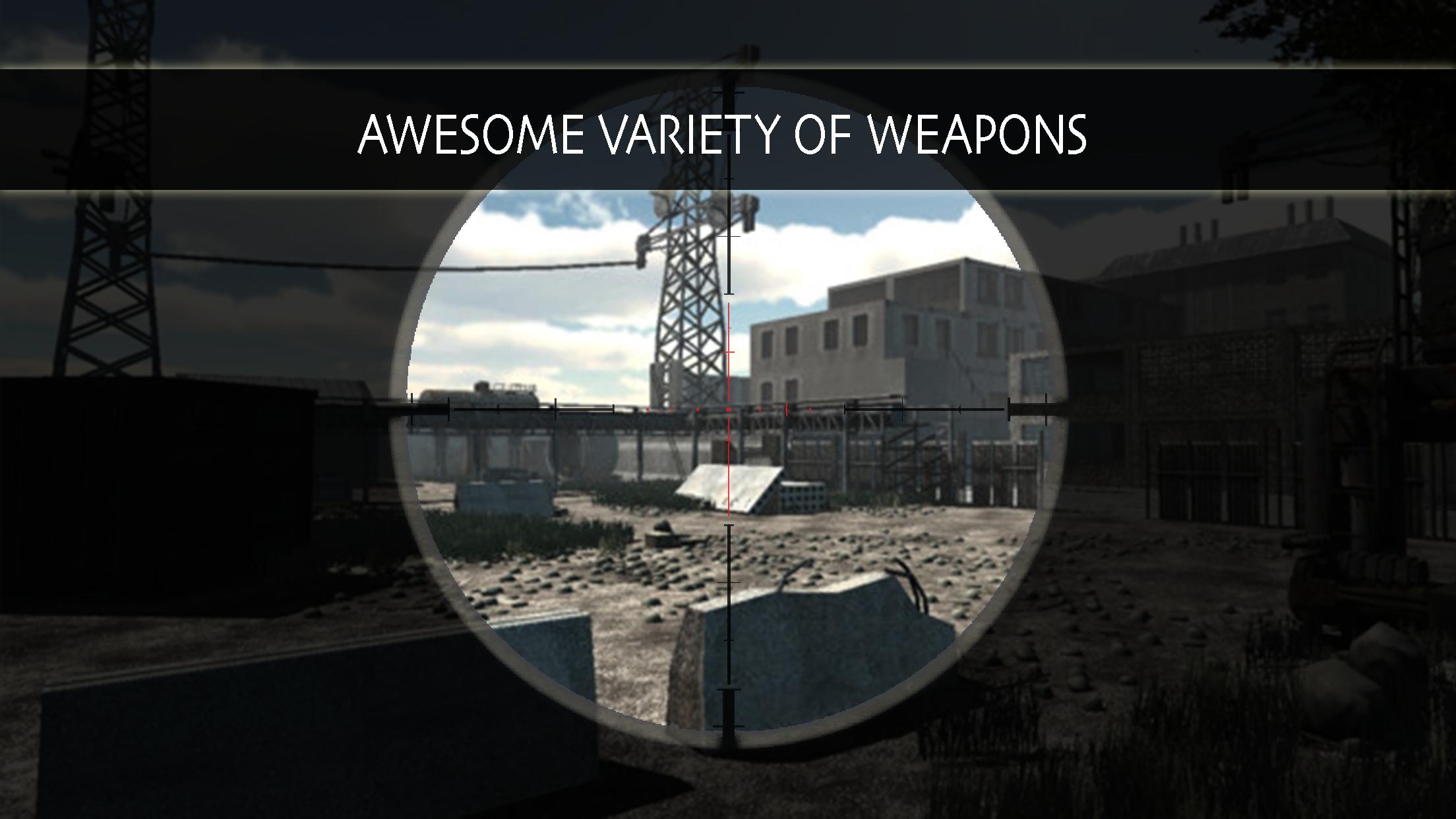 Modern battle in the dead city