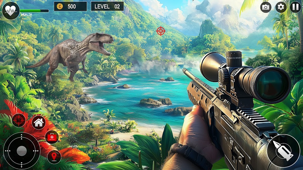 Wild Dino Hunting Game 3D