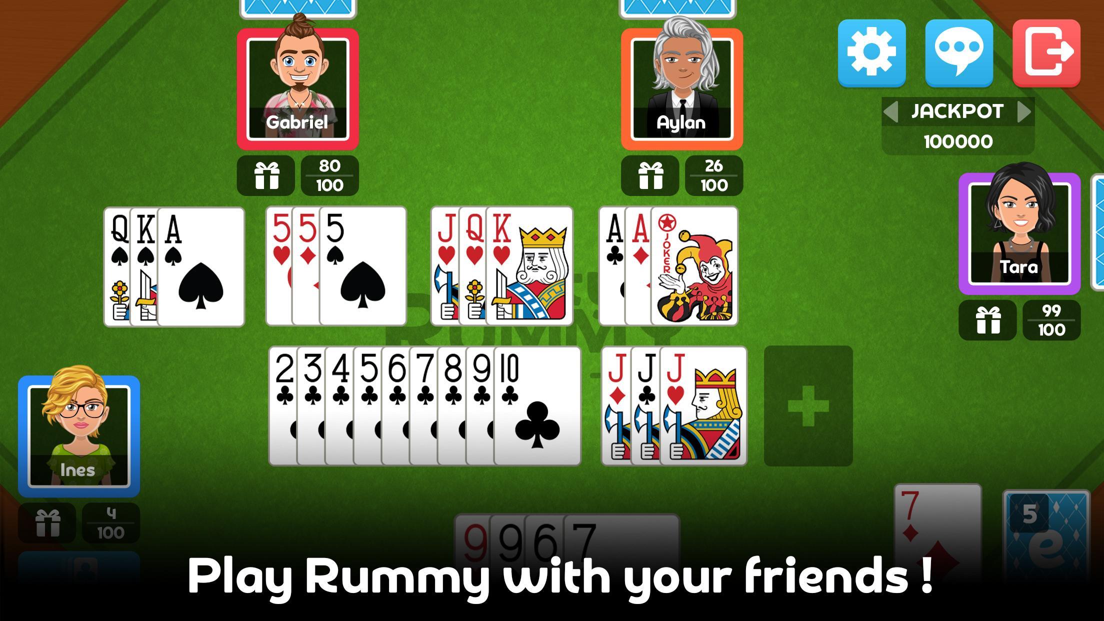 Multiplayer Rummy Game