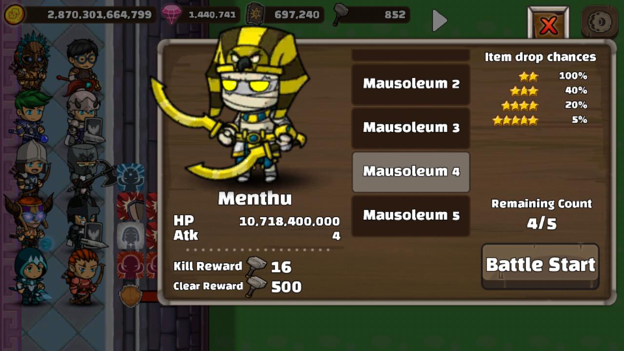 Hero Defence : Idle Characters