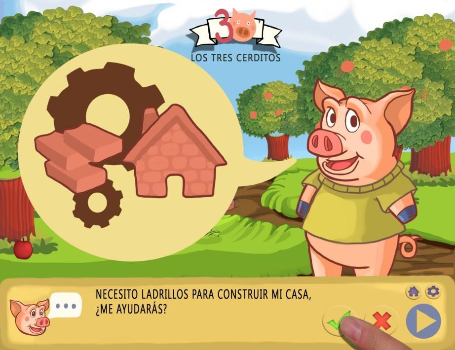 Three Little Pigs Interactive Short Story