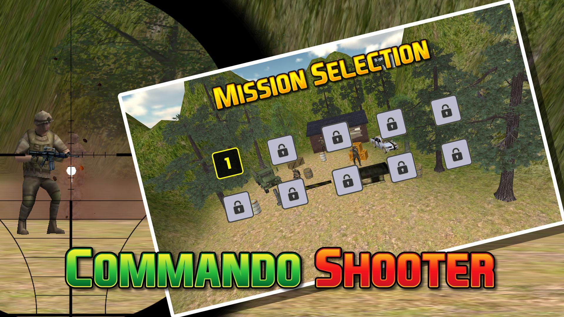 Commando Army Sniper Shooting