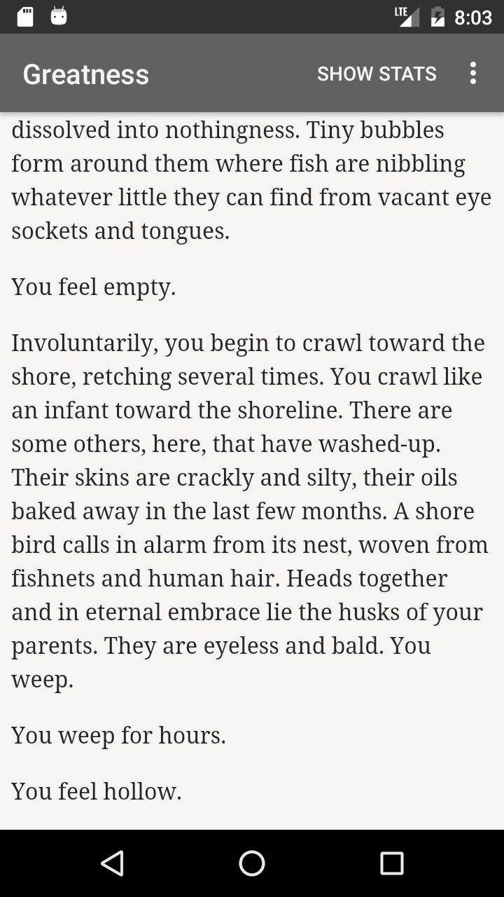 The Paths to Greatness