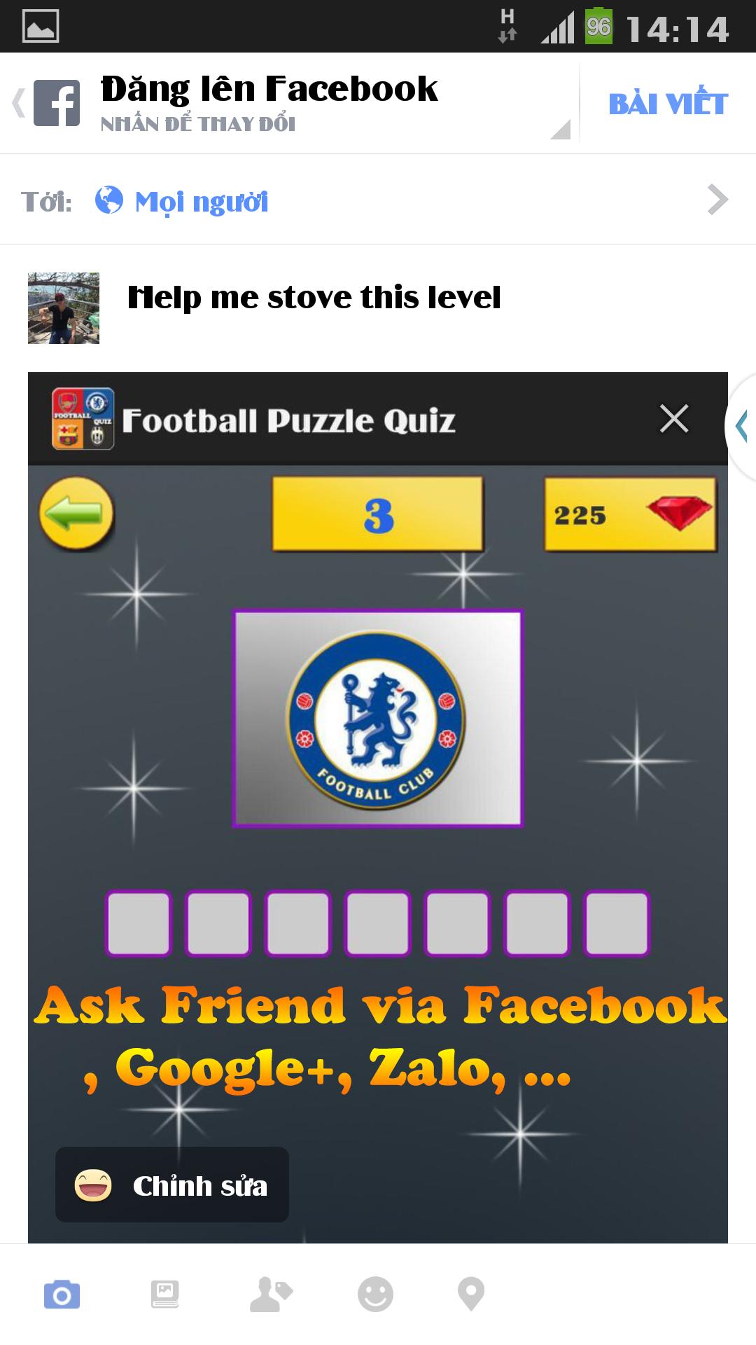 Football Quiz Puzzle -New 2016