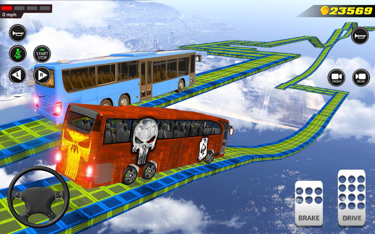 Bus Impossible Tracks Stunt Racing 3D Coach Driver