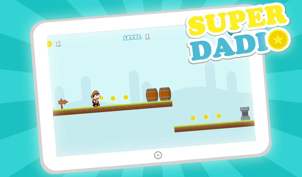 Super Dadio : Adventure run