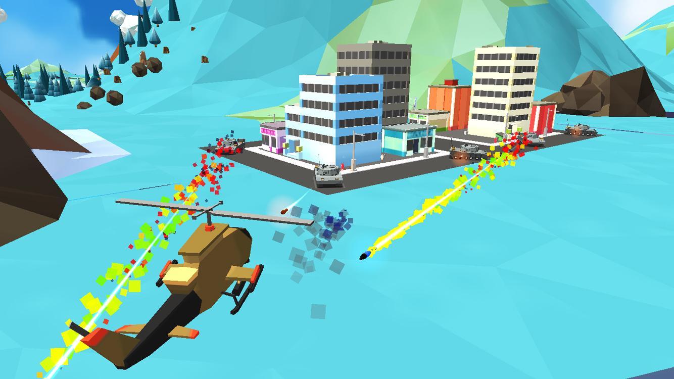 Blocky Helicopter Strike