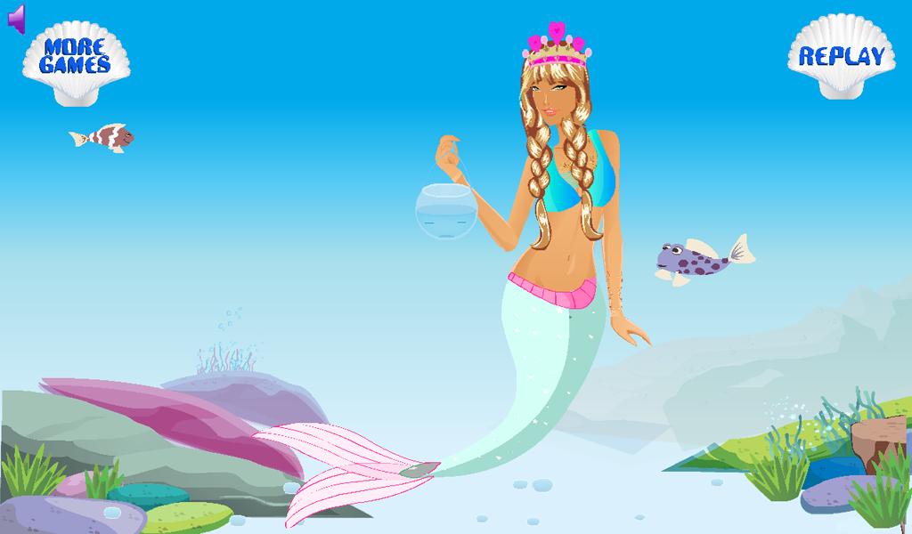 Pretty Mermaid Dress Up - Free
