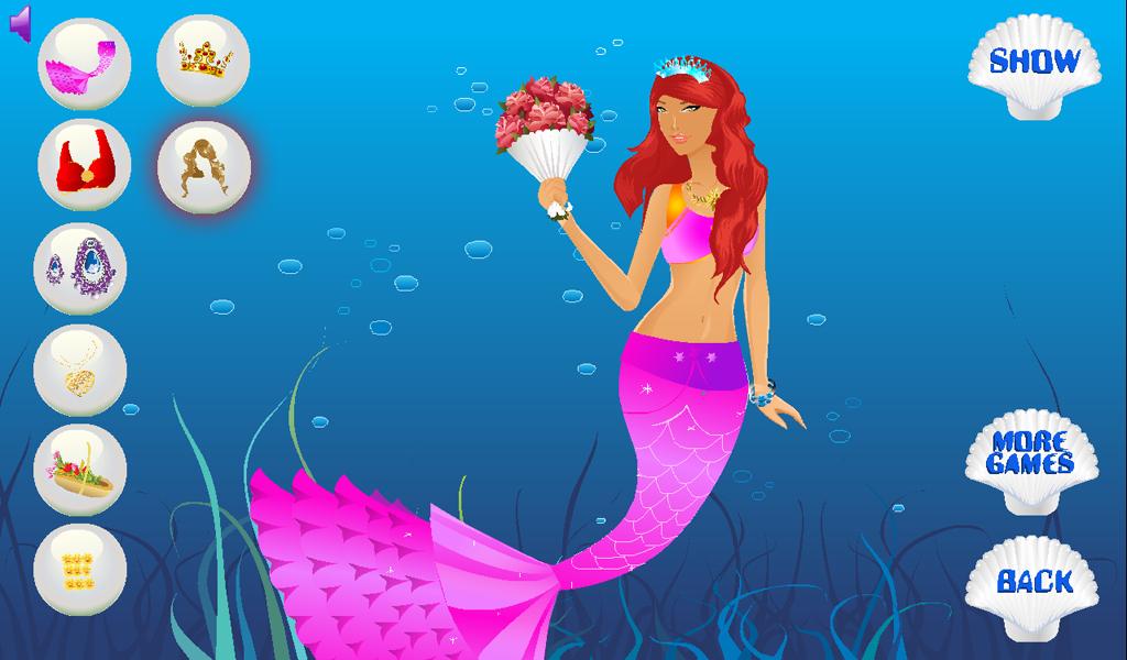 Pretty Mermaid Dress Up - Free