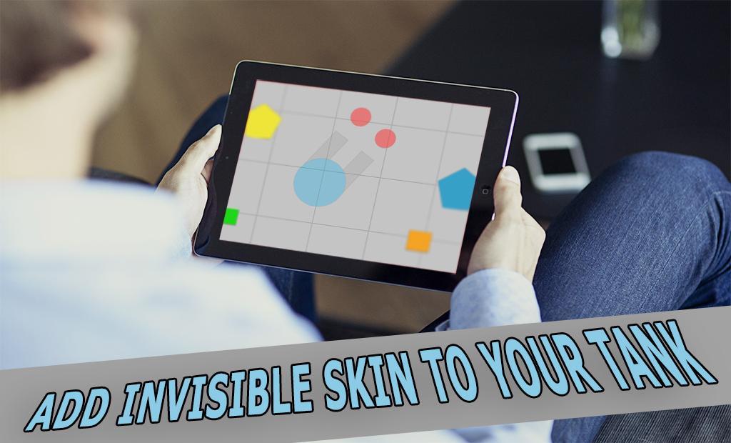 Invisible skin for Diep.io