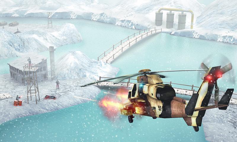 Modern Copter Warship Battle