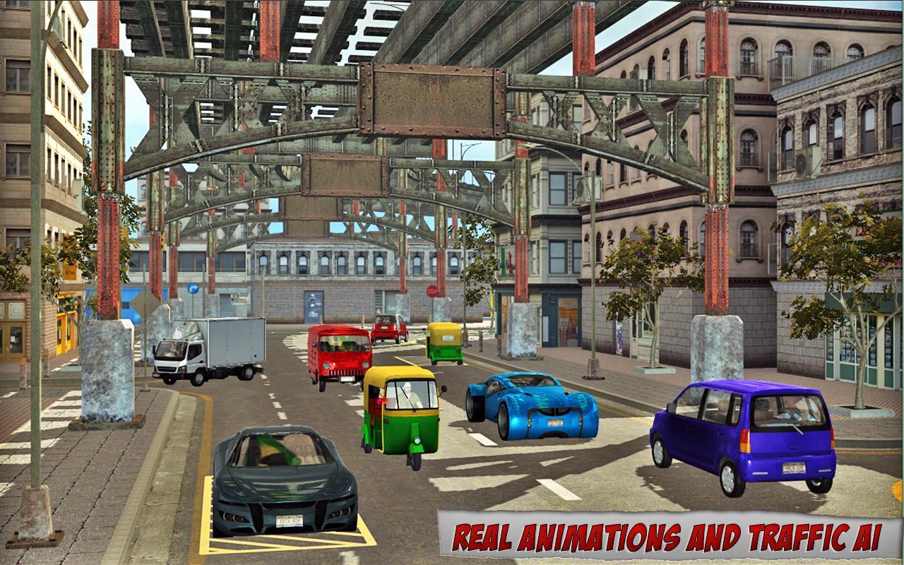 US Rickshaw Driver: Rickshaw Games 2018