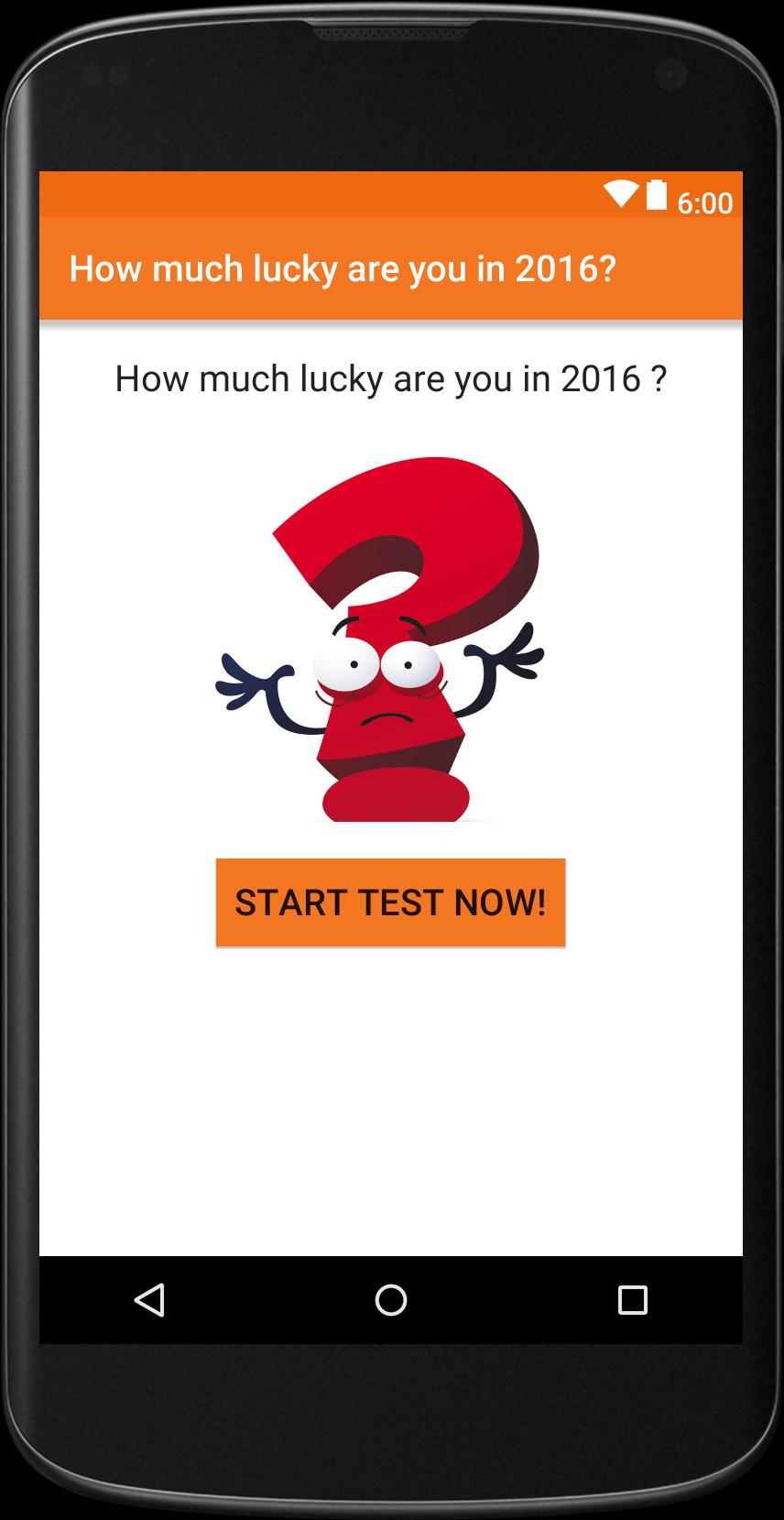 How much lucky are you in2016?