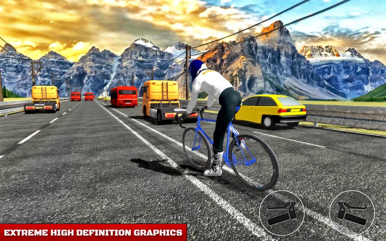 BMX Bicycle Road Race