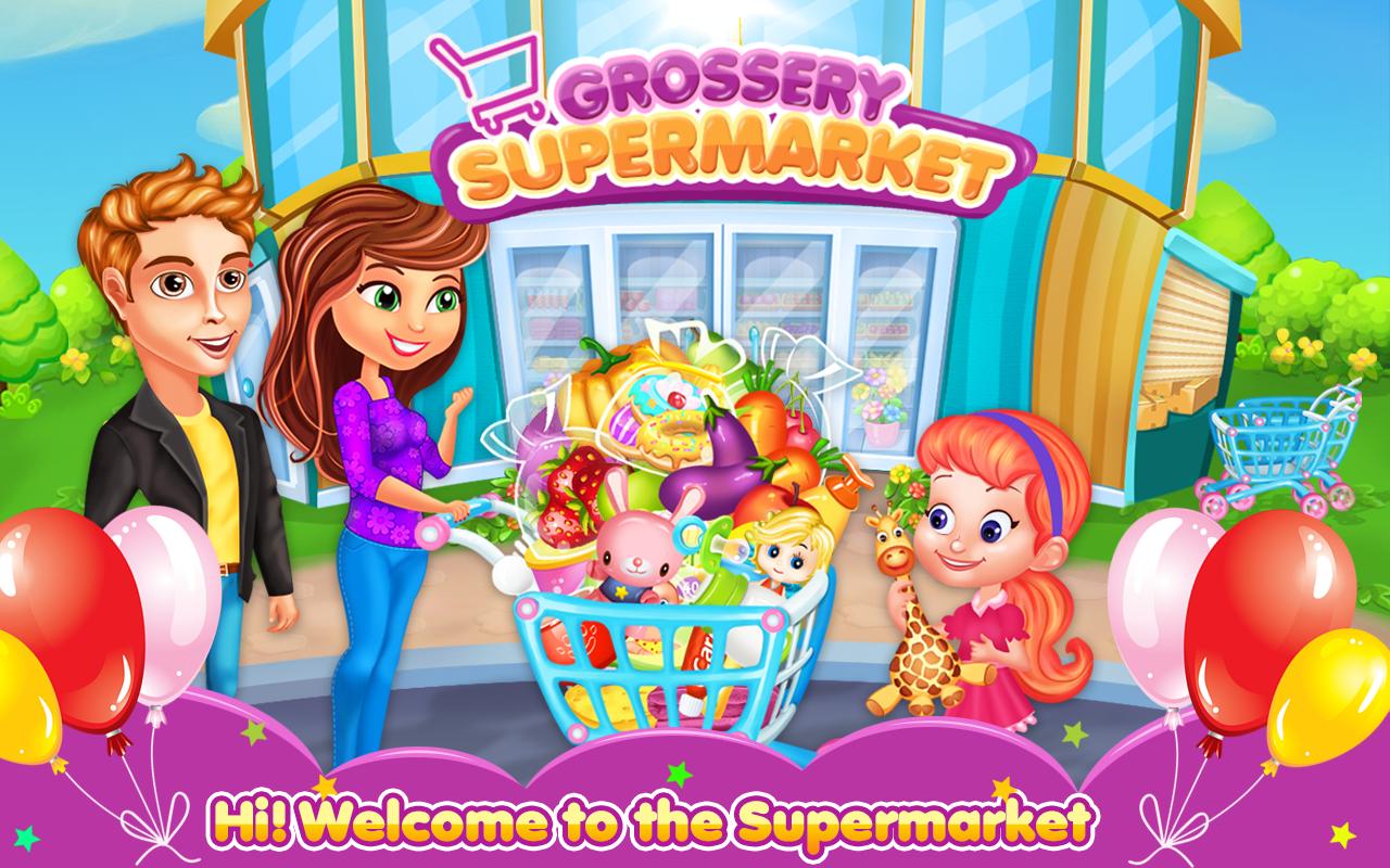 Grocery Supermarket Girls Game