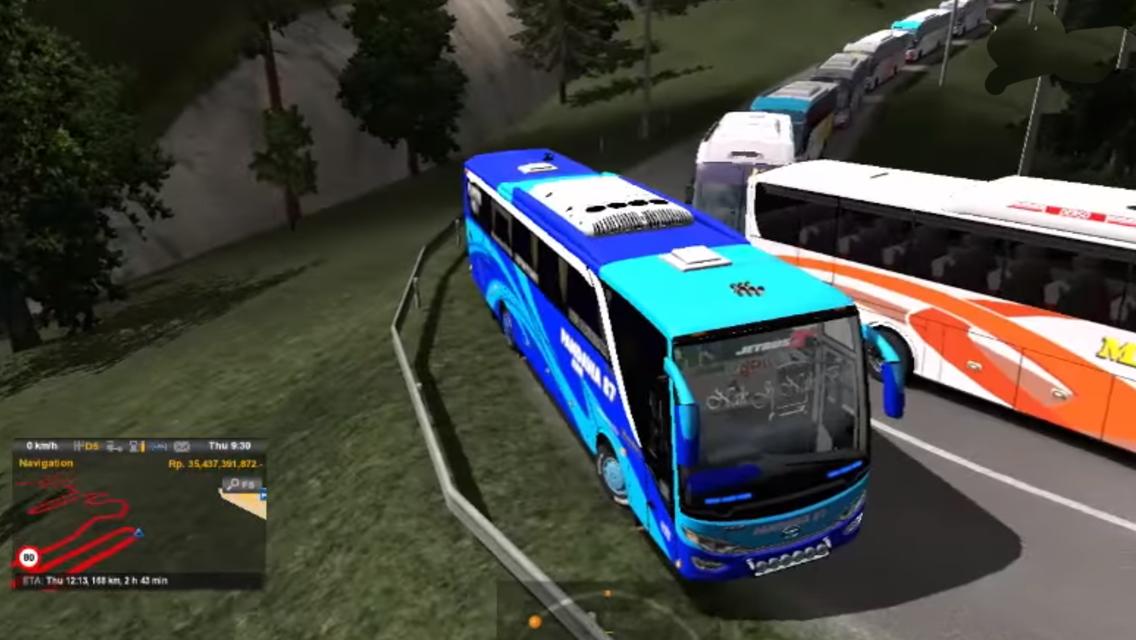 Simulator bus Indonesia Lintas Jawa