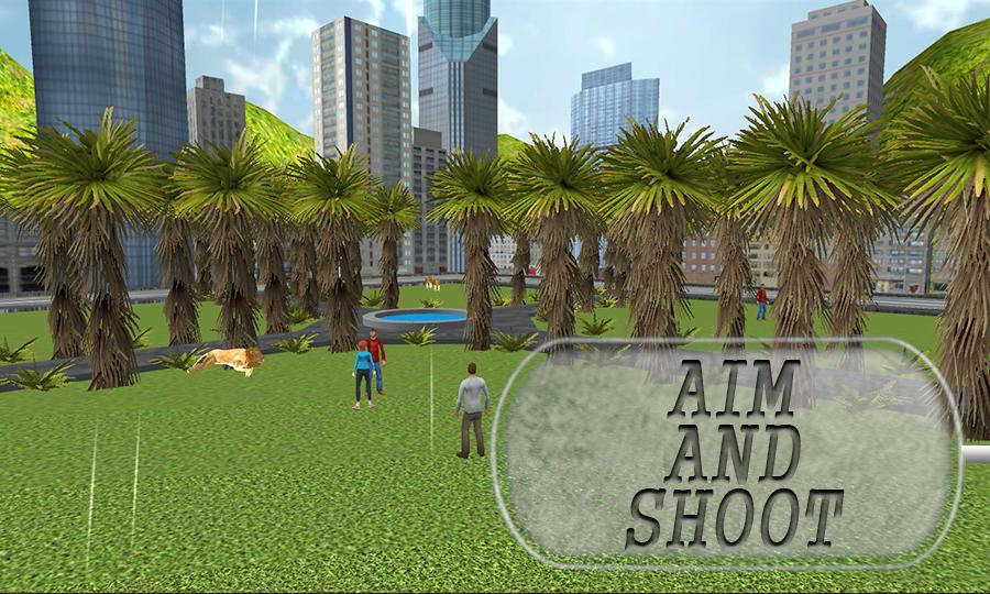 Lion Hunting Park 2018-Jurassic City Rampage game