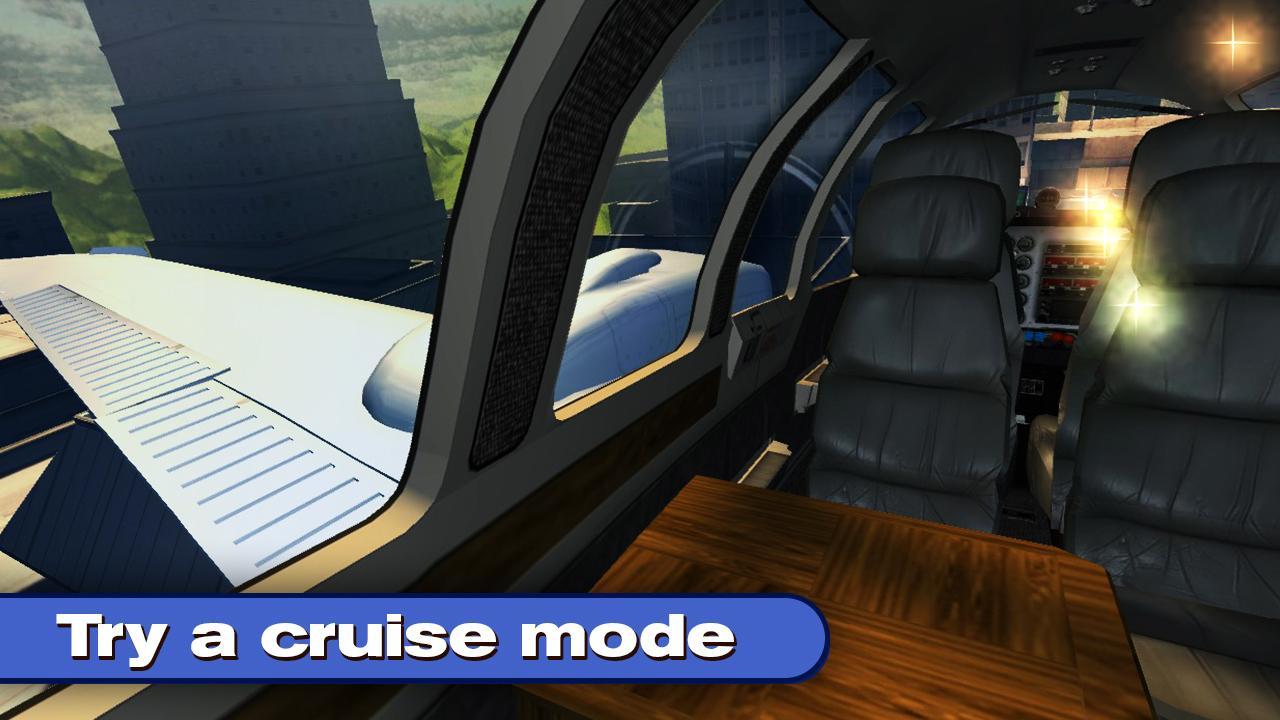 Pilot in Airplane Boeing Sim