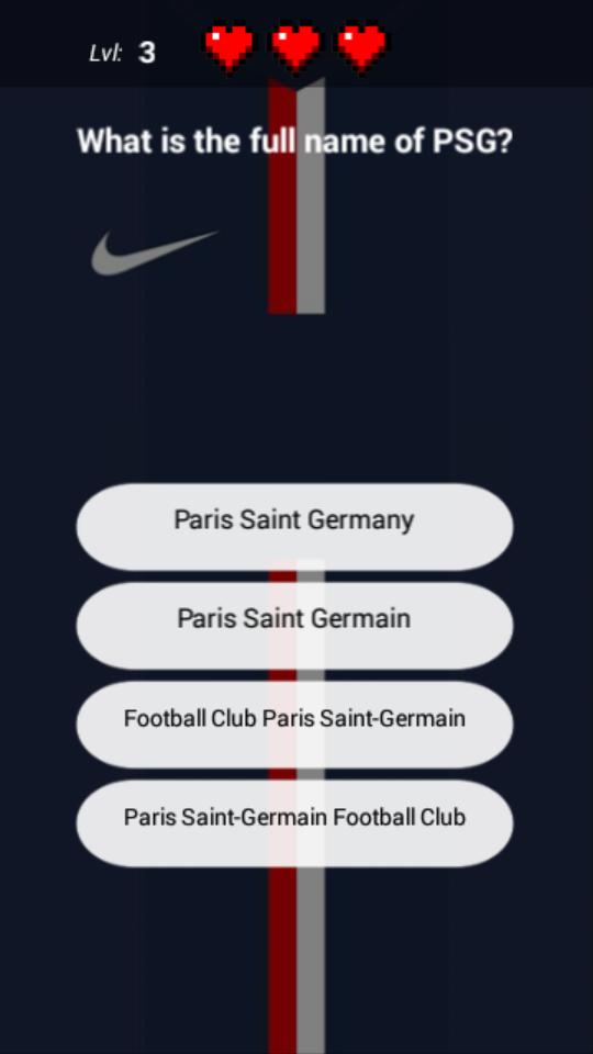 PSG Quiz