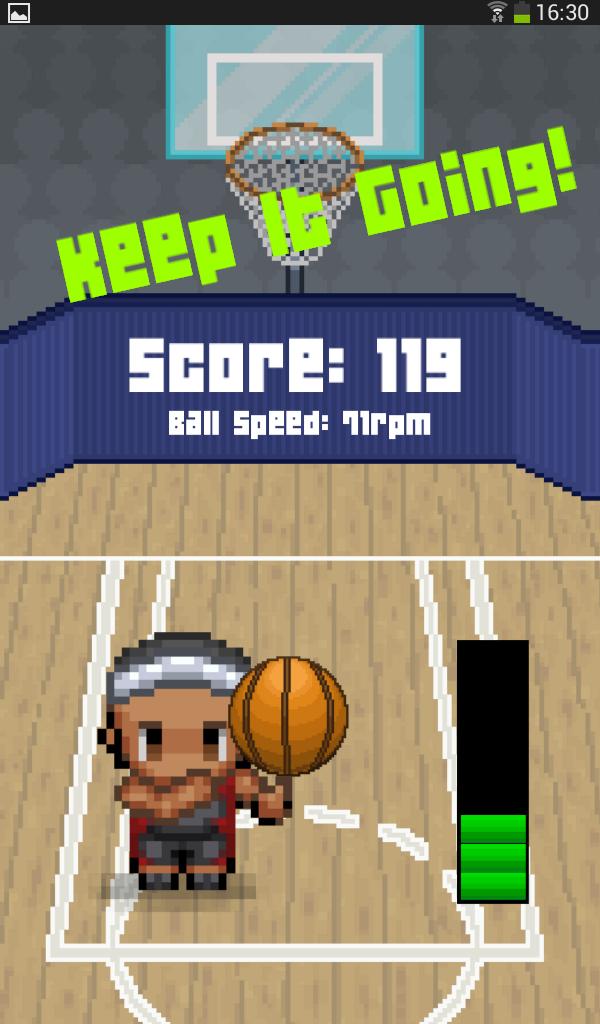 Basketball fun spin game