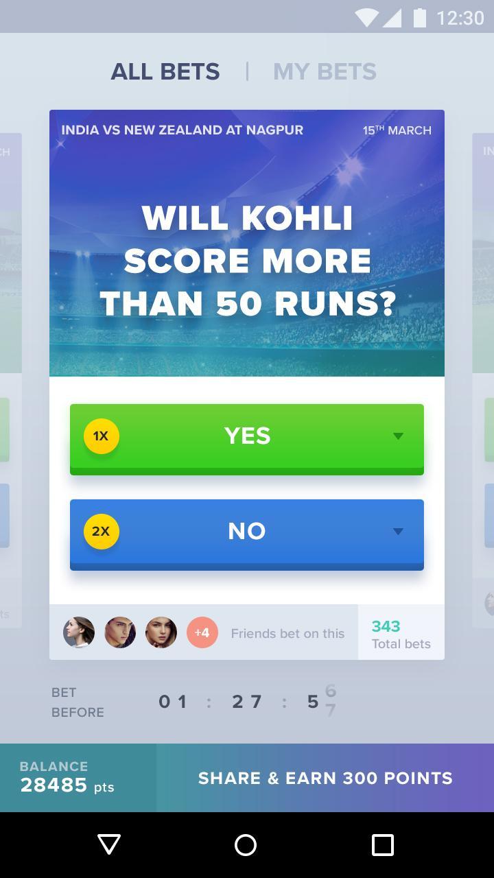 Punter - Cricket betting