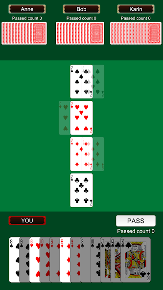 Fan Tan(Cards Game)