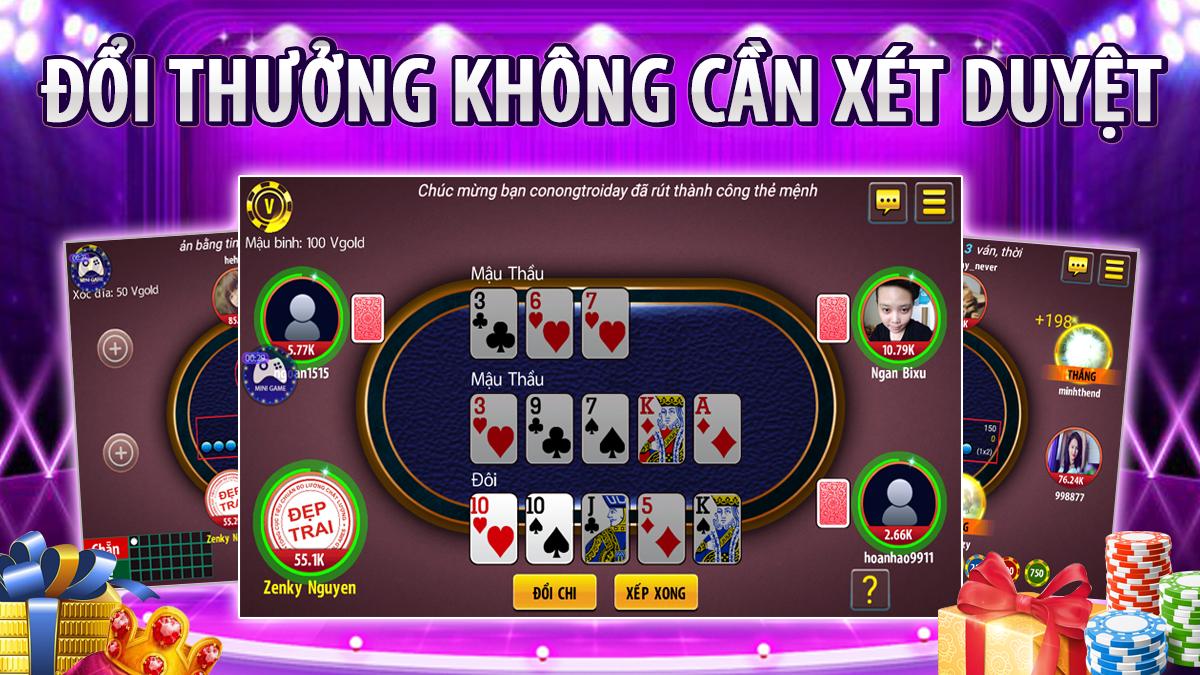 Danh bai doi thuong, Game bai doi thuong, Danh bai